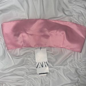 Pink Zara Bandeau Top